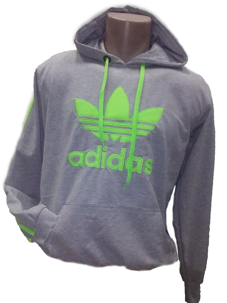 Толстовка Adidas серая мужская